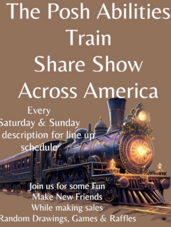 Womens Other - Hop Aboard TODAY! Share Train Show 2:30pm est